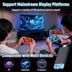 SJGAM M66 รีโทรมินิเกมสติ๊ก รองรับการเชื่อมต่อทีวี 4K พร้อมอีมูเลเตอร์มากกว่า 30 ตัว คอนโซลวิดีโอเกมสติ๊ก พร้อมคอนโทรลเลอร์ไร้สาย 2.4G - Product Image 5