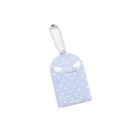 Tempat Kartu Foto PVC Polkadot Bentuk Lengkung 1-inci & 2-inci, Tempat Kartu Identitas, Gantungan Tas Gaya Instagram, Tempat Kartu Foto Kecil