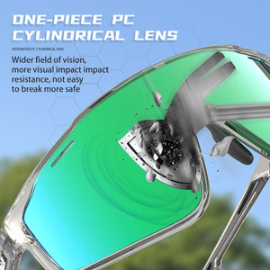 Gafas de Ciclismo Antivaho Nano con Marco TR90 y Lentes de PC UV400, Gafas Deportivas Resistentes al Viento para Ciclismo de Carretera y Montaña - Product Image 4