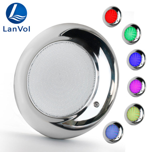 Lampe LED subaquatique pour <span class=keywords><strong>piscine</strong></span> LanVol Factory AC/DC12V 18W/24W24W 316SS, <span class=keywords><strong>eau</strong></span> salée, IP68, RGBW, montage mural - Product Image 4