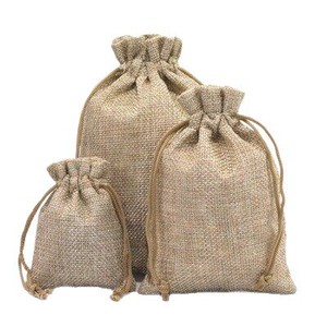 Pochette vintage en toile <span class=keywords><strong>de</strong></span> <span class=keywords><strong>lin</strong></span> et coton tissée avec cordon <span class=keywords><strong>de</strong></span> serrage, tissu résistant à l'abrasion, pour football/soccer, petite taille, sensation haut <span class=keywords><strong>de</strong></span> gamme - Product Image 5