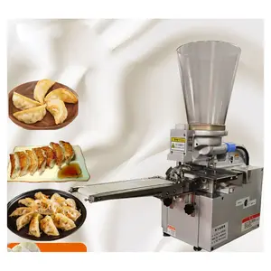 Commercial automatic fried dumpling jiaozi gyoza making machine