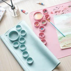 Large Easy Clean Silicone Drawing Craft Mat Non Stick Sheet Art Mat  Silicone Painting Mat With