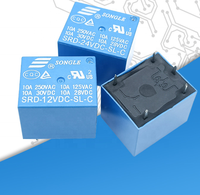 Relais Original Songle SRD-05VDC-SL-C 5V 5 Broches 10A Convertisseur Neuf 5V/12V/24V Composants Électroniques CI Catégorie de Produit
