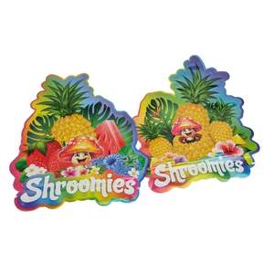 Bolsa de Papel de Aluminio con Cierre Hermético y Resistente a la Humedad, Impresión Personalizada, 3.5g/8th/3.5g, Bolsa de Mylar con Cierre, Paquete <span class=keywords><strong>Cali</strong></span>, Troquelada, para Papas Fritas y Azúcar - Product Image 2