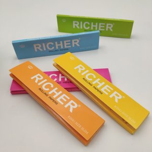 Multi-color Smoking Set <b>Rolling</b> Paper with Filter Tips Zinc Alloy Grinder Metal Tray Gift <b>Box</b> Smoking Accessories - Product Image 2