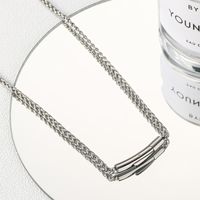 Collier en chaîne torsadée en acier inoxydable 2/3/5/8MM, bijoux unisexes, vente en gros