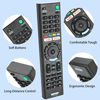 Télécommande IR RMT-TX300E pour téléviseurs Sony KDL-32WE610 KDL-32WE613 KDL-32WE615 KDL-40WE655 KDL-40WE663 KDL-40WE665 KDL-43WE754
