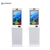 Touchscreen-PC Selbst bestellender Zahlungs kiosk, Interaktiver Selbstbedienungs-Android-POS-Drucker kiosk