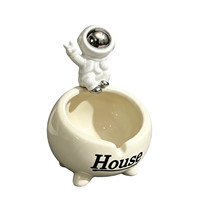 Cendrier en céramique créatif pour la maison, style minimaliste, pour salle de bain, salon, chambre, table basse, bureau, ornement de style chinois
