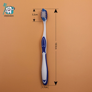 Brosse à dents de style japonais sur mesure 18,9 cm, manche ergonomique, poils doux pour adultes - Product Image 1
