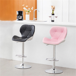 <span class=keywords><strong>Tabouret</strong></span> <span class=keywords><strong>de</strong></span> <span class=keywords><strong>bar</strong></span> nordique moderne chaises haut pivotant cuisine café comptoir hauteur réglable pour application centre commercial - Product Image 5