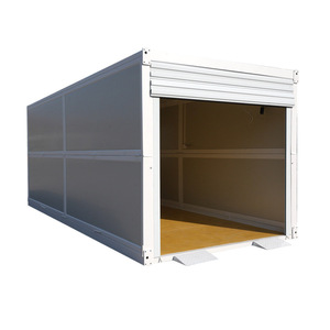 Garaje Prefabricado de Panel Sándwich para 1, 2 o 3 Autos, Contenedor Prefabricado con Apartamento y Puerta Enrollable - Product Image 3