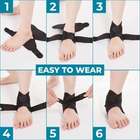 Soporte de Tobillo Ajustable Unisex de Neopreno para Entrenamiento y Fisicoculturismo, Protector de Tobillo