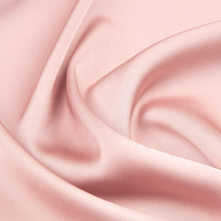 Tissu satin extensible, imitation acétate pour robe à la mode, doux et brillant
