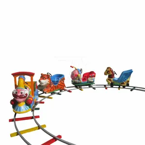 China Amusement Rides Manufacture Dromino Train Cheapest Track Train Ride On Train With Track For Adults