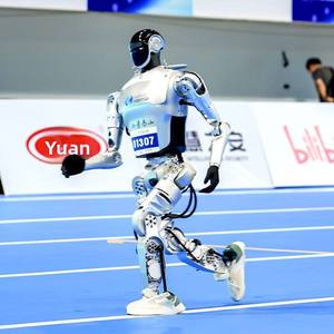 Robot humanoïde Youbot Walker Taishan E1, intelligence artificielle intelligente, assistance à la programmation et à la conversation pour la <span class=keywords><strong>recherche</strong></span> industrielle et la commercialisation - Product Image 2