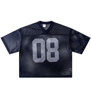 <span class=keywords><strong>Camiseta</strong></span> Deportiva de Malla Estilo Urbano con Logotipo Personalizado, <span class=keywords><strong>Camiseta</strong></span> Holgada para Hombre, <span class=keywords><strong>Camiseta</strong></span> de Béisbol - Product Image 2