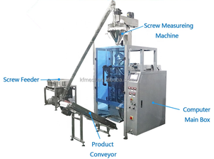 Machine d'emballage verticale automatique VFFS pour l'emballage de poudre de chili solide de qualité alimentaire, de café et d'épices - Product Image 6