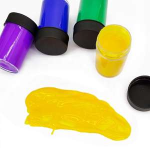 Set da 5 pezzi acrilico <span class=keywords><strong>a</strong></span> base d'acqua Non velenoso frutta lavabile <span class=keywords><strong>Tempera</strong></span> Paint Art <span class=keywords><strong>Tempera</strong></span> Paint per bambini e adulti - Product Image 1