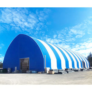 Tente d'Entrepôt Temporaire pour Chantier, Résistante aux Intempéries et à la Poussière pour le Stockage de Matériaux de Construction - Product Image 5