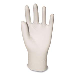 Gants jetables en vinyle synthétique sans poudre Boardwalk BWK315SCT, couleur crème, 4 mil, paquet de 1000 - Product Image 6