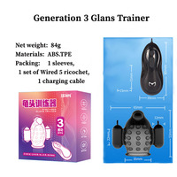 Funda Vibradora de Goma Suave para Pene, Masajeador de Glande con Bloqueo de Esperma, Juguetes Sexuales para Adultos