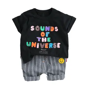 Baby Boys Children T-Shirt Plain Wholesale Kid And Nepal Harem Pants Children Wearing Panties Kids Fashion Set