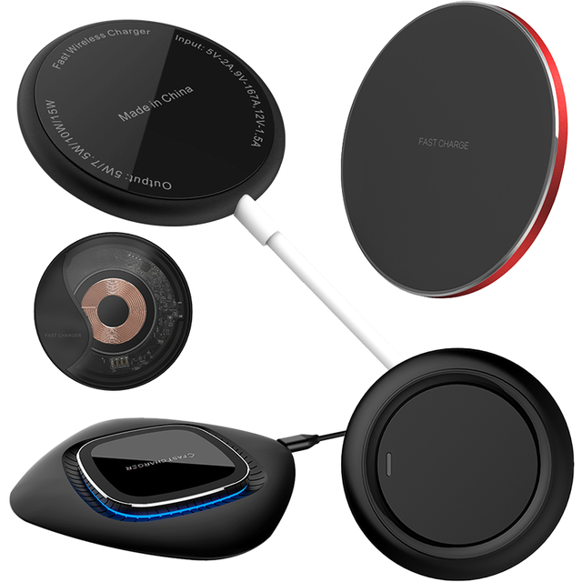 Factory Direct Electric Super Strong Magnetic 15W/10W Fast PD 3.0 Wireless Charger Pad with Type-C Port 5V/2A