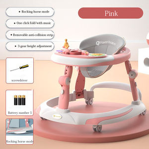 Marche-bébé multifonctionnel en plastique, design pliable, capacité de charge de 20 kg, pour les enfants de 0 à 3 ans - Product Image 5