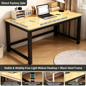 <span class=keywords><strong>Scrivania</strong></span> Moderna Minimalista 140 X <span class=keywords><strong>60</strong></span> X 75 <span class=keywords><strong>cm</strong></span> per Casa, Ufficio, Camera da Letto e Postazione di Studio Scolastica - Product Image 5