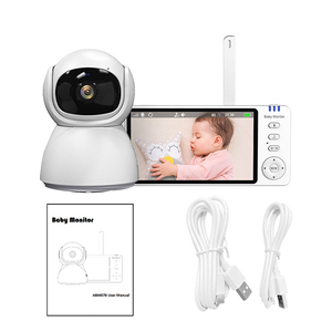 Monitor <span class=keywords><strong>de</strong></span> vídeo inalámbrico para bebés <span class=keywords><strong>de</strong></span> 5 pulgadas, pantalla IPS con cámara PTZ para niñera, cámara <span class=keywords><strong>de</strong></span> Audio bidireccional para <span class=keywords><strong>canciones</strong></span> <span class=keywords><strong>de</strong></span> <span class=keywords><strong>cuna</strong></span> para productos <span class=keywords><strong>de</strong></span> hogar inteligente - Product Image 1
