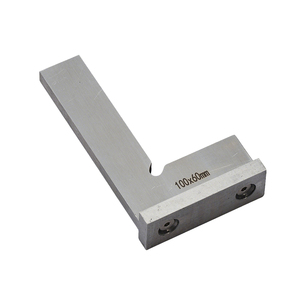 Équerre en acier inoxydable en forme <span class=keywords><strong>de</strong></span> L, <span class=keywords><strong>règle</strong></span> <span class=keywords><strong>de</strong></span> charpentier, jauge <span class=keywords><strong>de</strong></span> marquage, équerre à <span class=keywords><strong>bord</strong></span> plat avec base large - Product Image 4