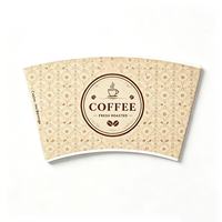 Personnalisation en gros, Kraft de qualité alimentaire, Gobelet en papier jetable enduit de PE
