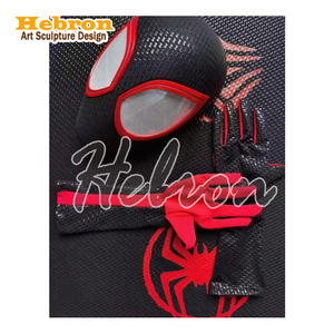 Costume de personnage d'anime Spider-Man Miles, reproduit fidèlement, pour jeu de rô<span class=keywords><strong>le</strong></span>, festival de super-héros, événement &amp;   Soirée dansante - Product Image 6