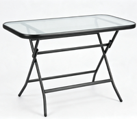 Table basse carrée en verre d'extérieur, portable, moderne, pliable, écologique, durable, pour salon