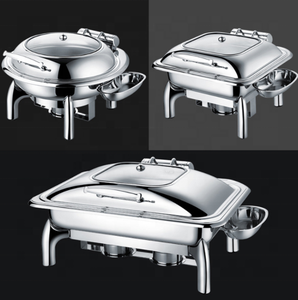 Mesa de Buffet de acero inoxidable, calentador de comida de 6 litros, suministros de Catering y restaurante - Product Image 4