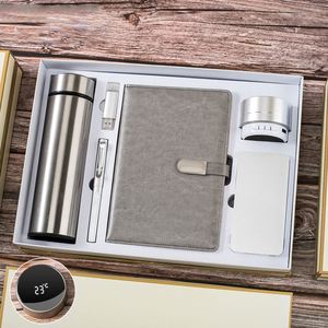 Ensemble cadeau de luxe, bloc-notes A5 en acier inoxydable bleu, stylo, fait main, exquis, produit promotionnel pour entreprise, FX GIFT, personnalisé - Product Image 4