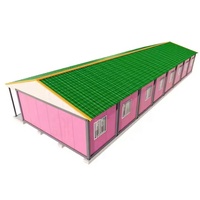 Panneau sandwich moderne 20ft 30ft 40ft, démontable, préfabriqué, entièrement meublé, étanche, maison conteneur en kit, salle de classe scolaire