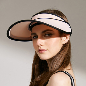 Topi Pantai Musim Panas Tanpa Tutup, Lebar, Dapat Disesuaikan, Pelindung UV, untuk Olahraga Luar Ruangan - Product Image 3