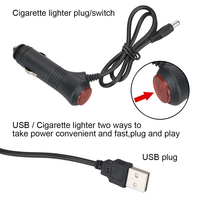 5050 RGB LED bande voiture atmosphère lampe décorative Luces Led Para Auto voiture APP contrôle de la musique 12V changement de couleur avec câble USB