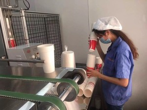 QICHEN KBM Revolutionary Double Wall <strong>Cup</strong> <strong>Machine</strong> - for Coffee &amp; Juice <strong>Cup</strong> Making - Product Image 3