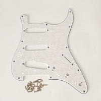 Protection de manche de guitare électrique carrée en plastique multicolore anti-rayures avec logo personnalisé Reinhart
