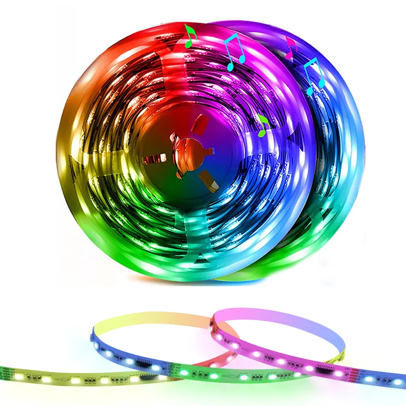 Manufacturer Digital Rgb Light Strip Customised Programmable Led Strip Fita Led