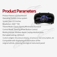 Panel de Instrumentos Digital Baoshang 12.3 para Toyota Alphard 2015-2022, Velocímetro Digital - Reequipamiento/Actualización Nuevo