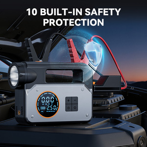 NOUVEAU 2025 Démarreur de <span class=keywords><strong>voiture</strong></span> sans fil intelligent 8000mAh Kit d'outils d'urgence Multifonctionnel Gonfleur de pneus Lumière LED 12V Haute puissance - Product Image 4