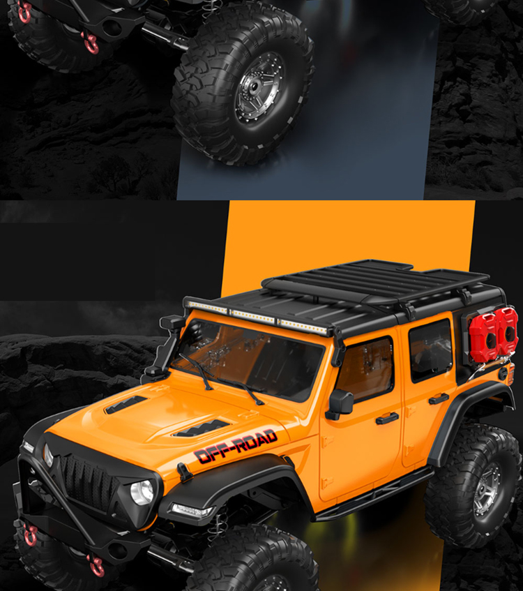 R1011 Wilderness 4WD RC Rock Crawler de HB Toys, 2.4G Totalmente