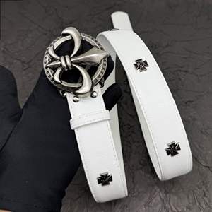 Nuovissimo all'ingrosso Unisex Retro cintura Vintage borchia fibbia di lusso Versatile cintura liscia alla moda <span class=keywords><strong>per</strong></span> gli uomini delle donne America - Product Image 5