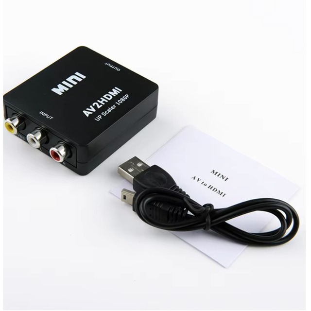 AV to HDTV for HDTV AV RCA CVSB HD Video Adapter 1080p Audio Support NTSC PAL Video Splitters for PS2 PS3 Xboxes Projector