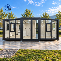 Maison pliante à double aile de 20 pieds, installation rapide, maison modulaire pour habitation résidentielle